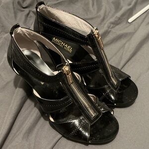 MICHAEL Michael Kors Shiny Black Heels..